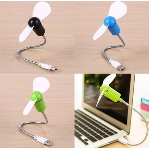 Mini USB Fan Cooling Fan USB Gadget Low Consumption USB Small Fan For Smartphones Power Bank Laptop PC Portable Summer Gadget