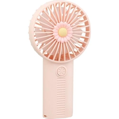 Sunflower Mini Fan Portable Handheld USB Rechargeable Fans Appliances Desktop Air Cooler Outdoor Travel Floor Standing Fan