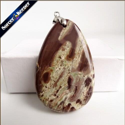 Fashion Real Mens Pendant Green Old KAMBABA Natural Stone Beads For Jewelry Making DIY Polar Jades Necklace Material WS599