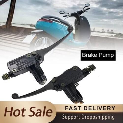 Front Left Right Master Cylinder Lever Pump Electric Motorcycle Bicycle Scooter Brake Pumps Front Rear Hydraulic Brake Pump Hot