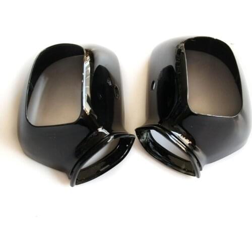 Bright Black Motorcycle Rear Mirrors Case Cover For Honda GL1800 GOLDWING 2001-2011