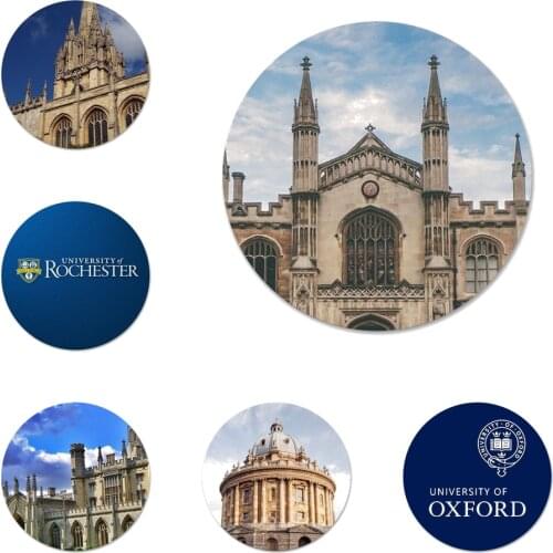 58mm Oxford university Logo Badge Brooch Pin Accessories For Clothes Backpack Decoration gift