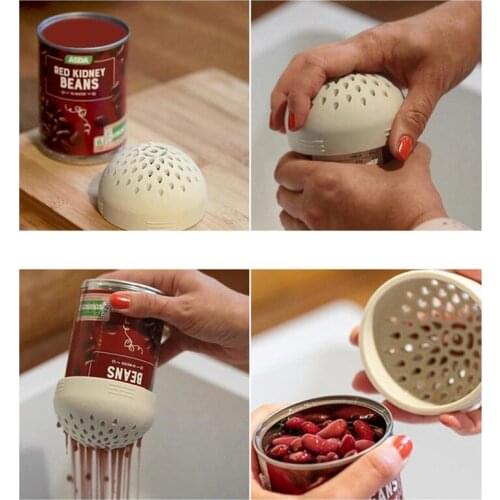 1PCS Multifunctional food grade silicone mini multifunctional funnel cover filter colander filter kitchen accessories