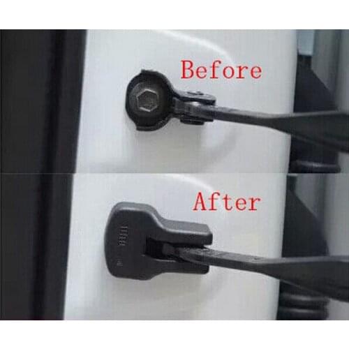 Lapetus Accessories Fit For Toyota Prado Fj120 Fj150 2011 - 2020 Car Door Check Arm Stop Rust Waterproof Protection Cover Kit