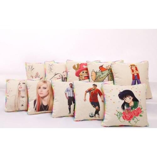 Free shipping 5pcs/lot Blank Sublimation linen Pillowcase For Sublimation INK Print DIY Gifts Heat Press Transfe