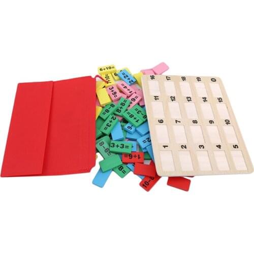 Digital Computing Preschool Mathematics Domino Game Early Childhood Education Development Intelligence Toys Kids Gifts