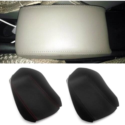 For Skoda Octavia 2007 2008 2009 2010 - 2014 Microfiber Leather Car Styling Center Armrest Console Lid Box Cover Protector Trim