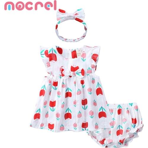 Summer Baby Young Childrens Princess Dress Doll Dress Girl Sweet Strawberry Dress Suit Clothes For Baby Clothes Baby Girl
