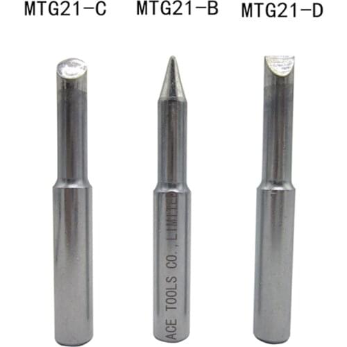 MTG21-B MTG21-C MTG21-D Soldering Tips Fit WELLER WLC200 SPG80 SP80NUS SPG80N SPG80L 80W Station Iron Nozzle Bit Handle Pencil