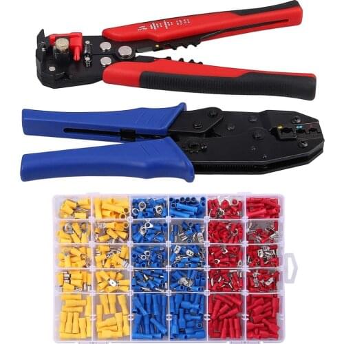 Kit multifunctional ratchet crimping tool professional 1-6mm2 crimping pliers wire crimpers pliers HS-30J electrician tools