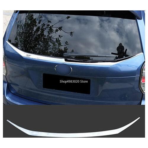 Rear Door Tail Gate Boot Tailgate Chrome Trim Cover For Subaru Forester 2013 2014 2015 2016 2017 2018 Car-Styling Accessories