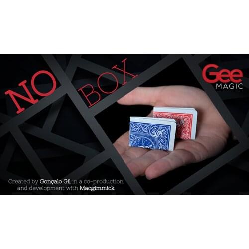 NO BOX by Goncalo Gil and MacGimmick - Magic Tricks Card Magia Props Gimmick Illusions Close up Magician Toys Prophecy Fun