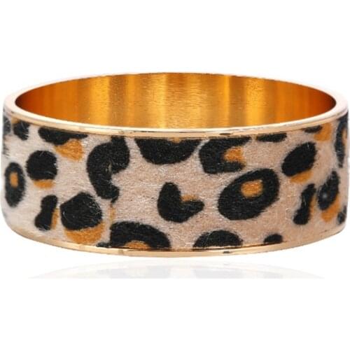 New Leopard Print Bracelets For Women Simple Fashion Bracelets & Bangles Gold Metal Party Jewelry Gifts