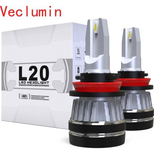 NEW L20 H7 LED H11 Canbus 20000LM 110W Car Headlight H1 H3 H4 H8 H9 9005 9004 9012 LED Bulb Turbo Auto Headlamp Fog Light 6000K