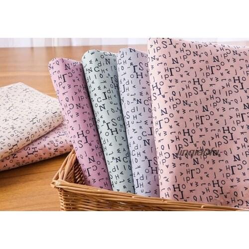 High-quality polyester-cotton printed cartoon fabric, diy handmade clothing fabric