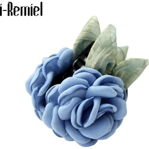 I-Remiel Korean Fashion Hairpin Head Horsetail Clip Hairpin for Ladies' Headdress Claws Head Flower Girl Headwear Accessories