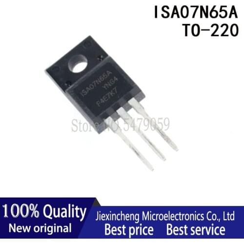 10PCS ISA07N65A ISA05N60A ISA04N65A TO-220F MOSFET New original