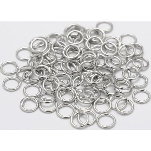 1000pcs 6mm 7mm Environmental Brass Close Jump Rings Soldered Jump Rings & Split Rings Jewelry Findings Components