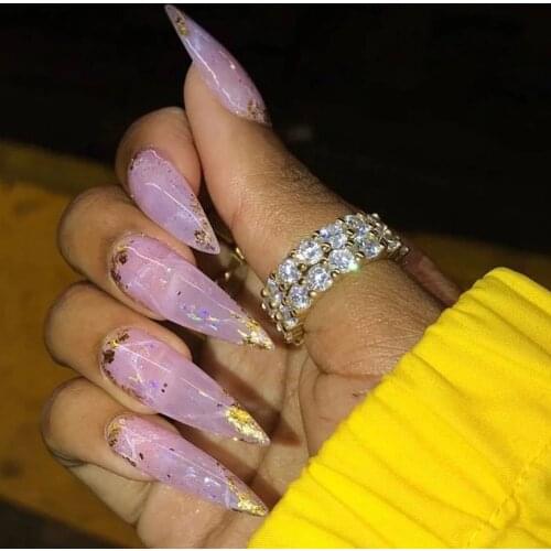 2021 Romanti Iced Out Bling Pink Pinky Crystal Full CZ Wide Double Rows Stacking Ring For Women Girl Bridal Fashion Band Jewelry