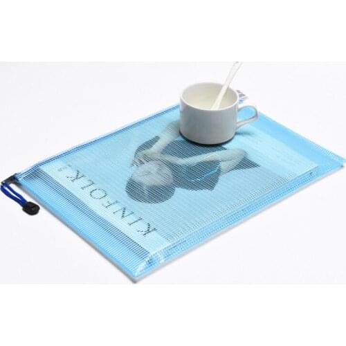 A4/A5 PVC Storage Bag School Office Supply Transparent Loose sheet Notebook zipper Self-sealing File Holder LX1799