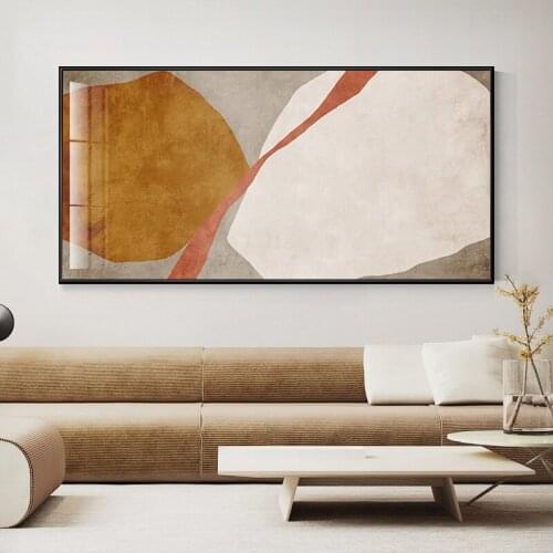 Nordic Abstract Geometry Marble Combination Print Painting Wall Art Picture Poster on Canvas for Living Room Office Home Decor