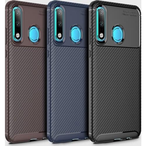 For Huawei P30 Pro P30Lite Case Soft Silicone Carbon fiber Shockproof skin Protective Back Cover Case for huawei p30 lite shell