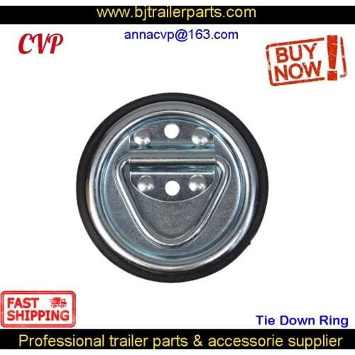 Rope D Ring Trailer Tie Down Ring Bolt-On Lashing Deck Point Anchors RV Parts Camper Caravan Accessories