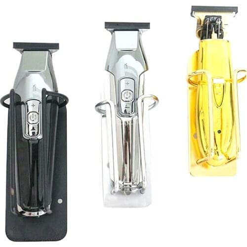 Electric Hair Clipper Holder Barber Station Shop Hairstylist Tools Storage Rack Accessories Trimmer Cutter Stand Wall Mounted