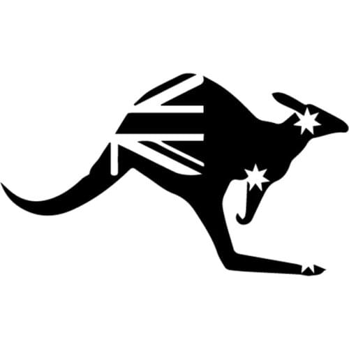 Kangaroo Australia Flag Sticker Australia Flag Fun Car Decal Accessories car accessories