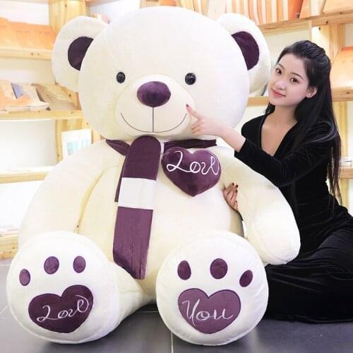 New Hot High Quality 4 Colors Teddy Bear With Sweater Stuffed Animals Bear Plush Toys Doll Pillow Kids Lovers Birthday Baby Gift