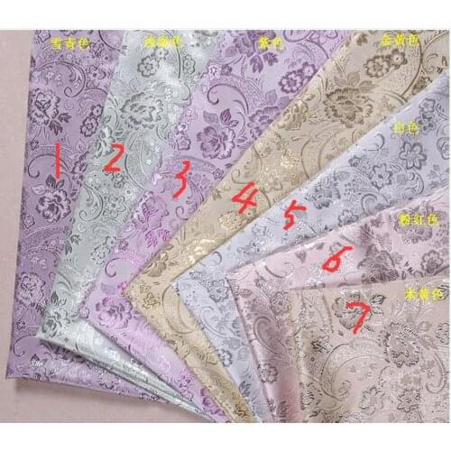 Dark pattern rich and noble jacquard polyester gold silver fabric jacquard cloth