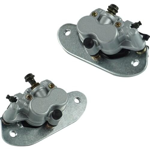 Motorcycle Right and Left Rear Brake Caliper With Pads For Yamaha Rhino 700 4X4 2008 2009 2010 2011 2012 2013