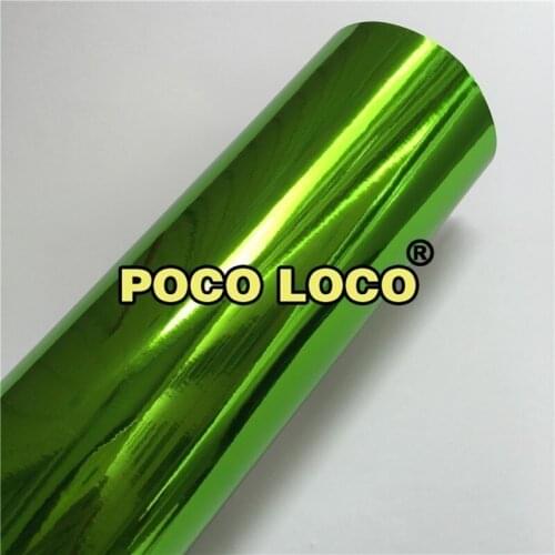 Green Mirror Chrome Car Wrap Vinyl Automobile Motorcycle Vehicle Chrome Mirror Stickers Foil