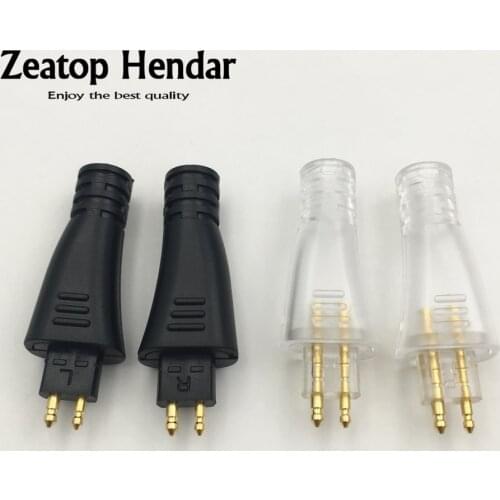 1Pair Upgrade Earphone Male Pin Adapter Copper Plug Headphone Audio Jack for FOSTEX TH900 MKII MK2 Wire Cable Connector