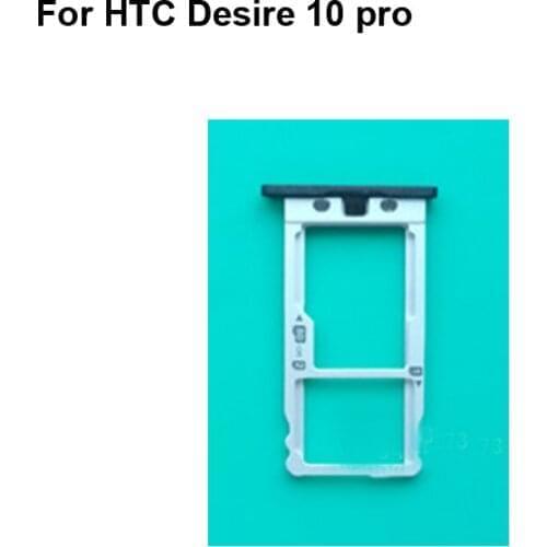 2PCS For HTC desire 10 pro New Tested Sim Card Holder Tray Card Slot For HTC desire 10pro Sim Card Holder Replacement D10pro