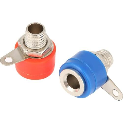 20Pcs/Set Banana Socket Mixed Colors 4mm Speaker Amplifier Terminal Banana Plug Socket Jack Connectors