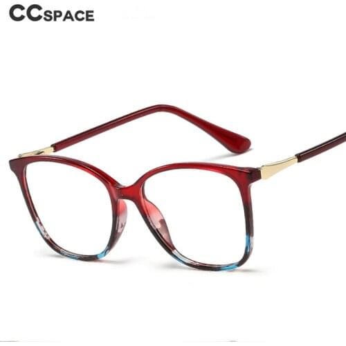 48148 Cat Eye Anti Blue Light Square Plastic Titanium Glasses Frames Men Women Optical Fashion Computer Glasses