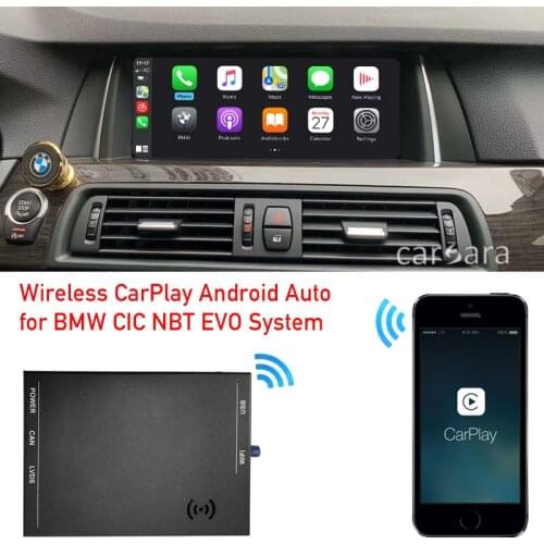 Car multimedia screen upgraded wireless apple carplay box interface module for 3 series F30 F31 F34 4 series F32 F33 F36 radio