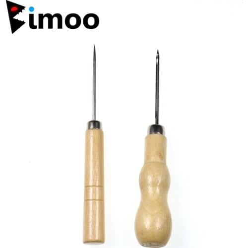 Bimoo 2PCS/set Fly Tying Leg Puller & Bodkin Needle for Combing Hair etc. Fishing Flies Lure Bait Making Processing Tools