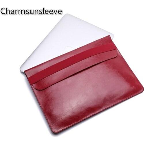 Charmsunsleeve,For Lenovo ThinkBook 15 (15") Laptop Pouch Case,Microfiber Leather Cover Sleeve Bag