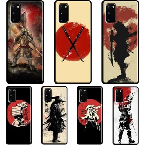 Japanese Samurai Warrior Case For Samsung Galaxy S10 S9 S8 Note 10 Plus Note 20 Ultra S20 FE S21 Ultra Phone Cover