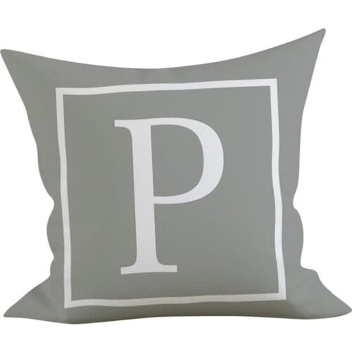 Englisch Letter Decorative Cushion Cover Wedding Party Decoration Wedding Decorative Pillow Party Supplies Wedding Pillowcase