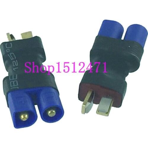 EC3 Male to T-Plug Male (Deans Style) wireless No Wire Adapter for rc battery