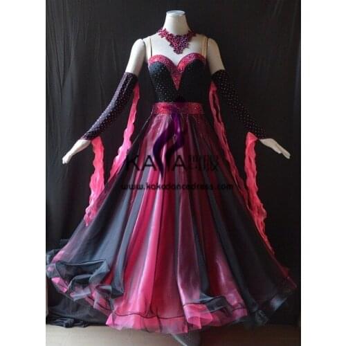 Hot!KAKA DANCE B1558,New Ballroom Standard Dance Dress,Waltz Ballroom Competition Dress,Blue Ballroom Dance Competition Dresses