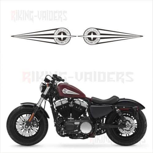 Cross Star Stickers Vinyl Sticker Decal For Harley Sportster XL1200X Forty Eight