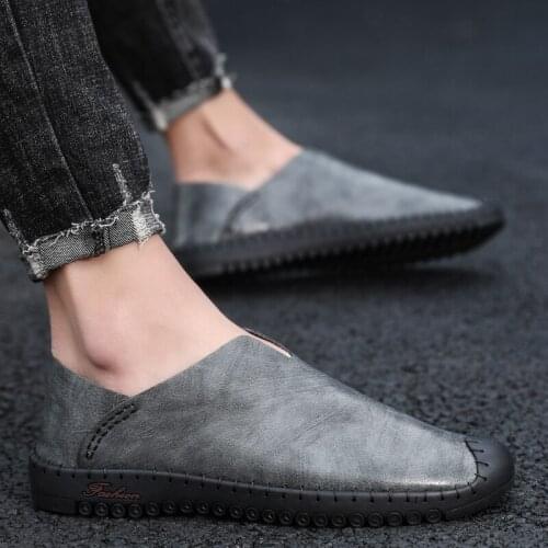 Leisure slip para mens 2020 spring hombre sapatos sports casuales mesh sale summer informales hot Shoes mens de cuero Fashion