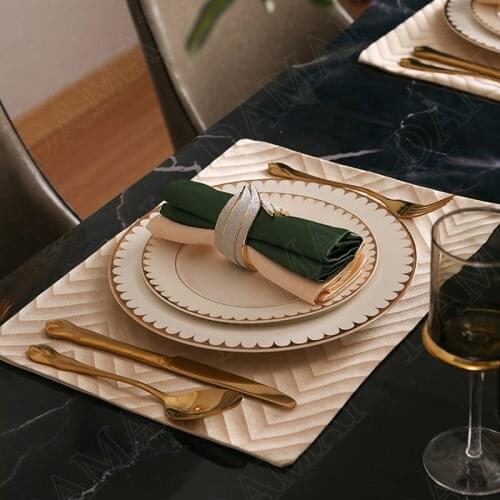 Golden Stroke Ceramics Plate Set European Dining Table Main Course Western Steak Dish Bone China Fruit Tray Kitchen Tableware