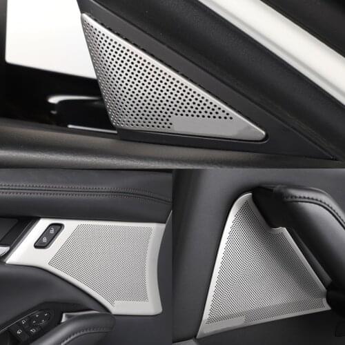 Car Door Stereo Speaker Cover Trim For Mazda 3 Mazda3 2019 2020 2021 Car Audio Speaker Cover Trim Door Loudspeaker Cover Trim