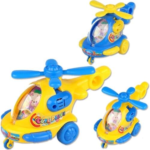 New Hot Cartoon Animal Wind Up Toys Clockwork Helicopter Classic Toy Baby Favorite Gift
