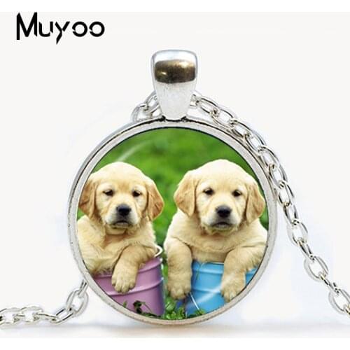 Pug necklace dog jewelry glass dome pendant cute puppy Fashion sweater chain statement neckless animal lover best gifts HZ1